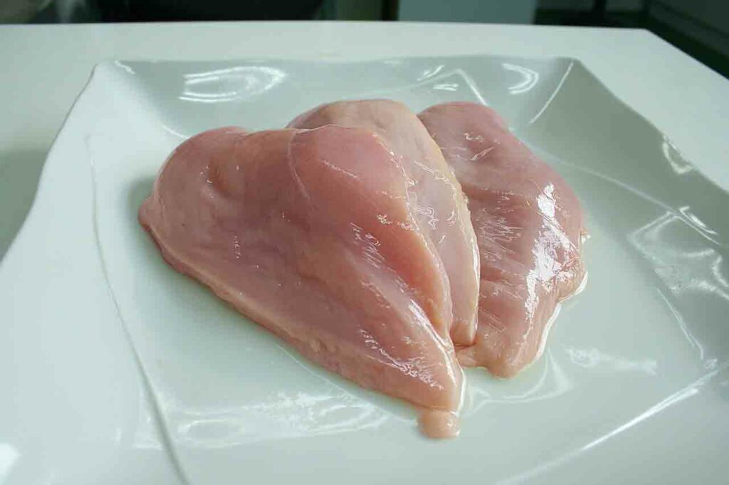Куриная грудка с пюре из овощей