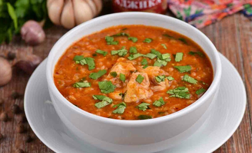 Вкусный грузинский суп с индейкой