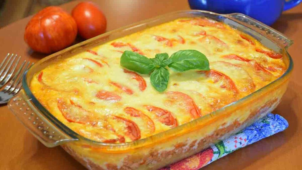 Быстрая кабачковая запеканка