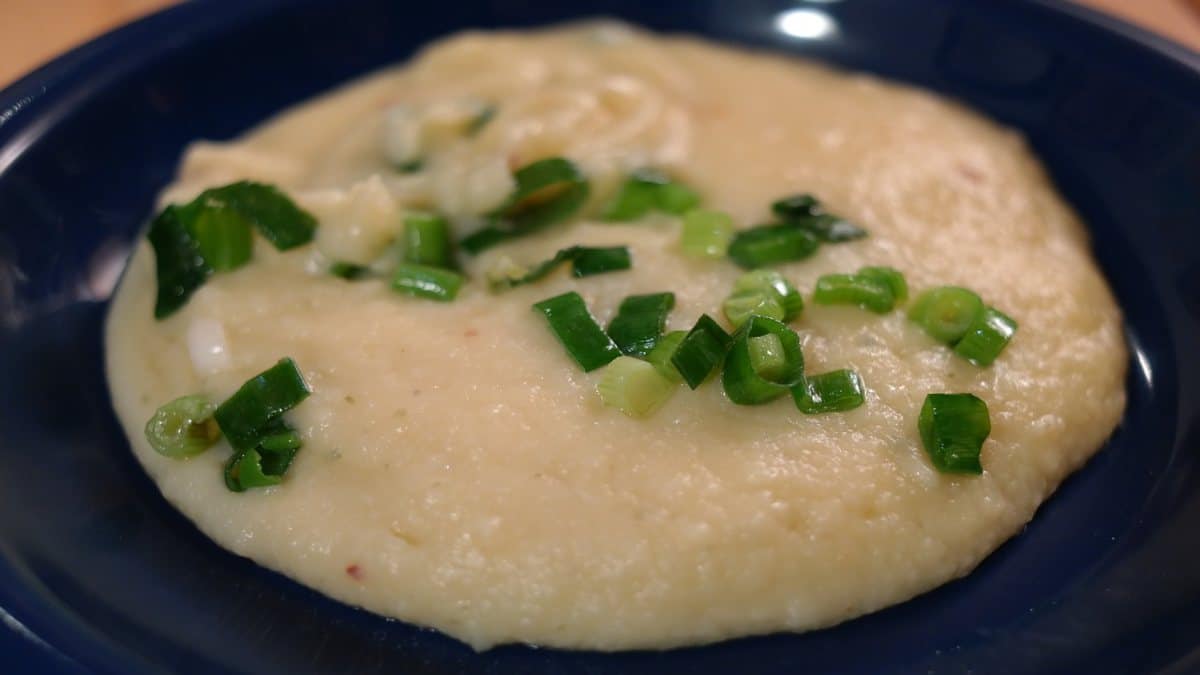 Сливочный суп-пюре с картофелем и луком