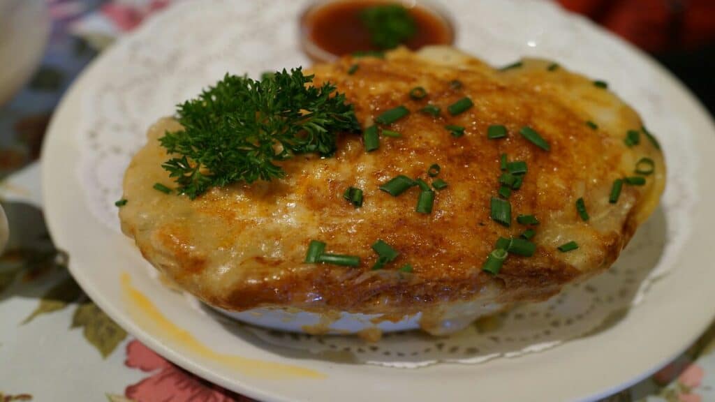 Запеченная курица с сыром