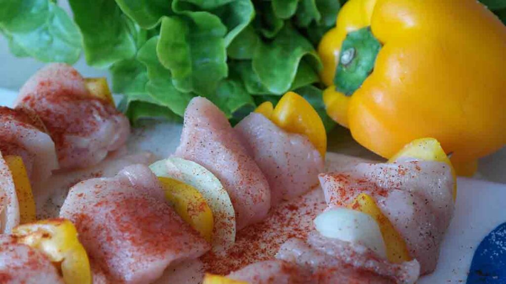 Якитори из куриного бедра